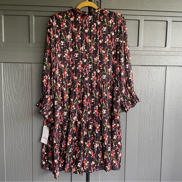 Bleecker 126 long sleeve Floral Print Women's Dress 12 Large - Picture 7 of 13
